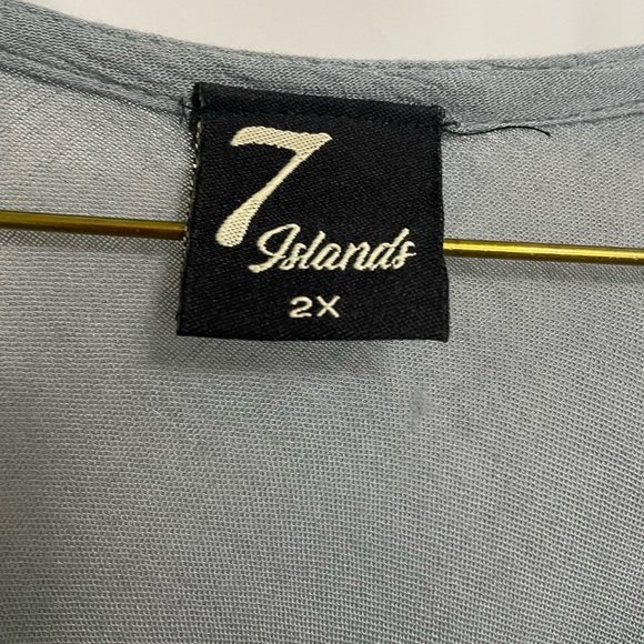 7 Islands Embroidered Tunic 2X - Picture 6 of 12